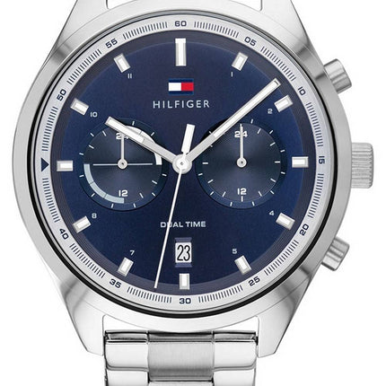 Tommy Hilfiger Bennett Blue Dial Stainless Steel Quartz 1791725 Mens Watch