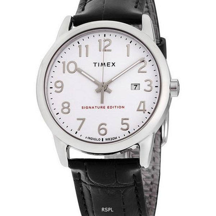 Timex Easy Reader Signature Edition Leather Strap Quartz TW2R64900 Men's Watch