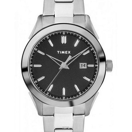 Timex Torrington Black Dial Stainless Steel Quartz TW2R90600 Men's Watch