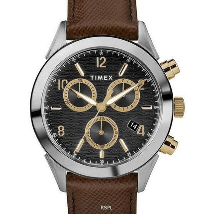 Timex Torrington Chronograph Leather Strap Quartz TW2R90800 Men's Watch