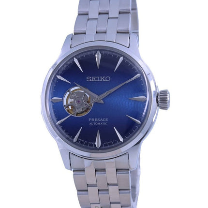 Refurbished Seiko Presage Cocktail Time Blue Acapulco Open Heart Automatic SSA439J1 Men's Watch