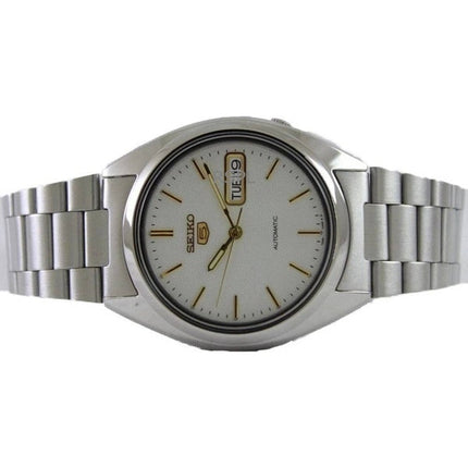Refurbished Seiko 5 White Dial 21 Jewels Automatic SNXG47K1 Men's Watch