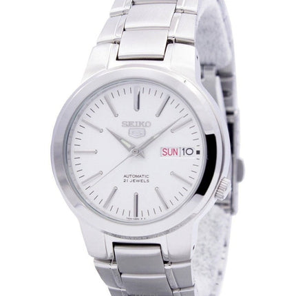 Refurbished Seiko 5 White Dial Automatic 21 Jewels SNKA01K1 Men's Watch