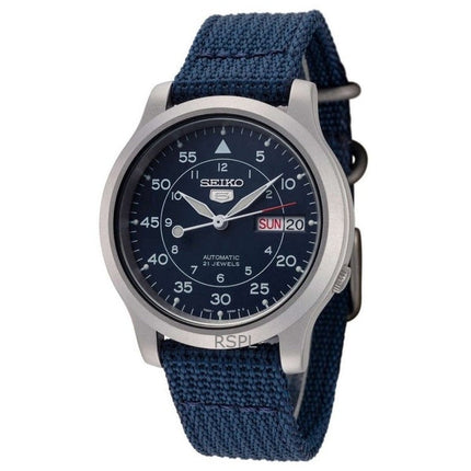 Refurbished Seiko 5 Military Blue Dial Automatic SNK807K2 Men's Watch