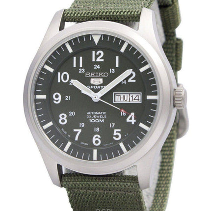 Refurbished Seiko 5 Military Automatic Sports Japan Made SNZG09J1 Men's Watch