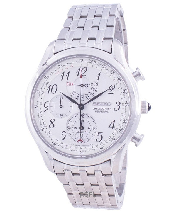 Refurbished Seiko Chronograph Perpetual Quartz SPC251P1 Men's Watch