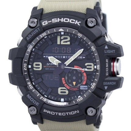 Refurbished Casio G-Shock Mudmaster Analog Digital Twin Sensor Resin Strap Black Dial Quartz GG-1000-1A5 200M Men's Watch