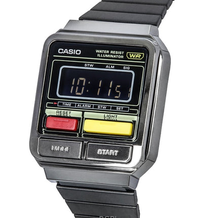 Refurbished Casio Vintage Digital Stainless Steel Quartz A120WEGG-1B Unisex Watch