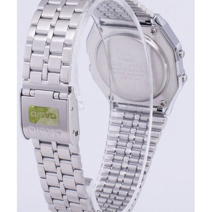 Refurbished Casio Digital Stainless Steel Quartz A159WA-N1DF Men's Watch