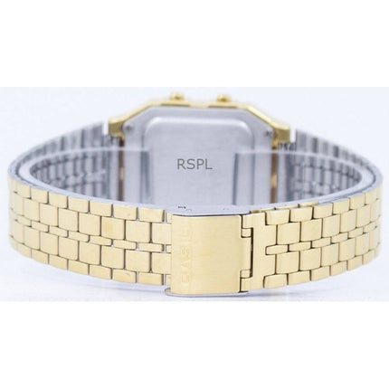 Refurbished Casio Digital Gold Tone Stainless Steel Quartz A500WGA-9DF Men's Watch
