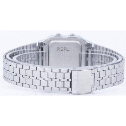 Refurbished Casio Digital Stainless Steel Quartz A500WA-7DF Men's Watch