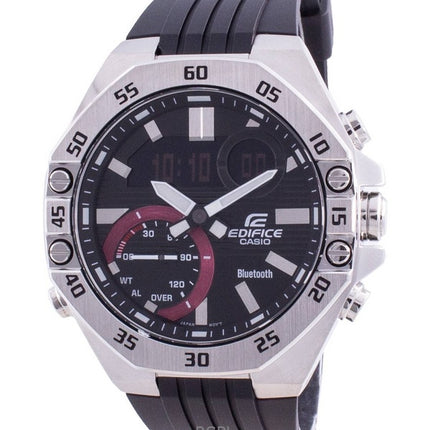 Refurbished Casio Edifice Analog Digital Black Dial Quartz ECB-10P-1A 100M Men's Watch