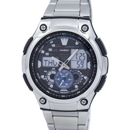 Refurbished Casio Chronograph World Time Analog Digital AQ-190WD-1AV Men's Watch