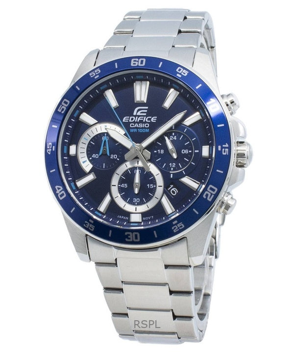 Refurbished Casio Edifice Chronograph Quartz EFV-570D-2AV Men's Watch
