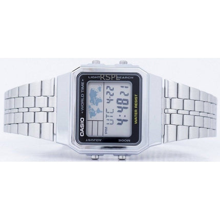 Refurbished Casio Digital Alarm World Time Quartz A500WA-1DF Men's Watch