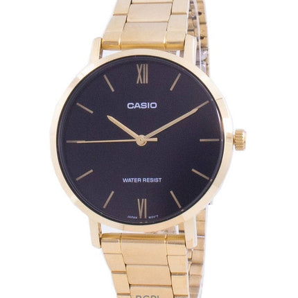 Refurbished Casio Analog Black Dial Quartz LTP-VT01G-1B Women's Watch