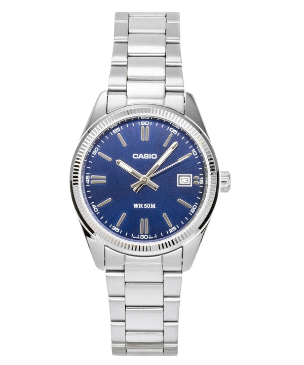 Casio Analog Stainless Steel Blue Dial Quartz UTP-1302PD-2A1V Unisex Watch