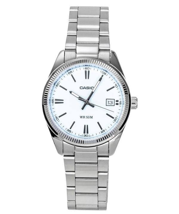 Casio Analog Stainless Steel Turquoise Dial Quartz UTP-1302PD-2A2V Unisex Watch