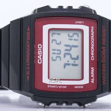 Casio Illuminator Chronograph Alarm Digital W-215H-1A2VDF W215H-1A2VDF Unisex Watch