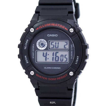 Casio Sports Illuminator Alarm Chrono Digital W-216H-1AV Men's Watch