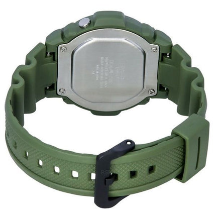 Casio Standard Illuminator Digital Green Resin Strap Quartz W-219HC-3B Men's Watch