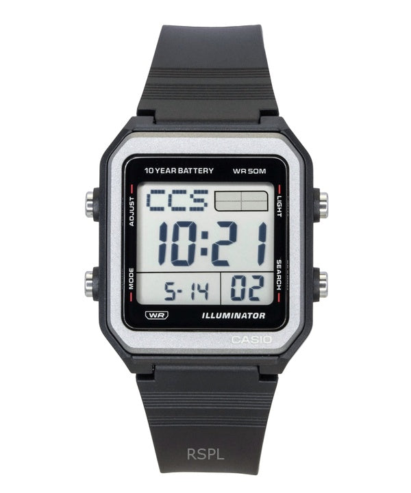 Casio Digital Resin Strap Quartz W-221H-1AV Unisex Watch