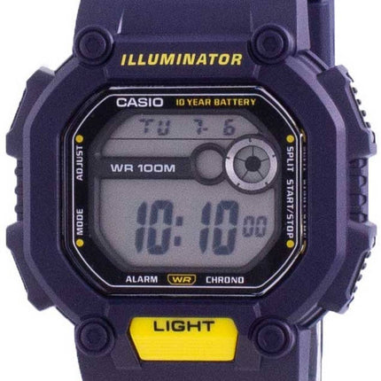 Casio Youth Illuminator Digital W-737H-2A W737H-2A 100M Mens Watch