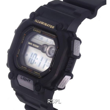 Casio Digital Dial Resin Quartz W-737HX-1A W737HX-1 Quartz 100M Mens Watch