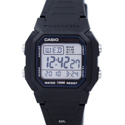 Casio Digital Classic Illuminator W-800H-1AVDF W-800H-1AV Mens Watch