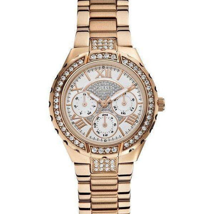 Guess Viva Chronograph Multifunction Quartz Crystals W0111L3 Women's Watch