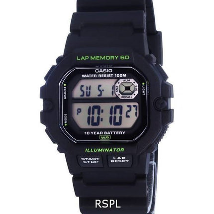 Casio Sports Gear Digital Dial Quartz WS-1400H-1A WS1400H-1 100M Mens Watch