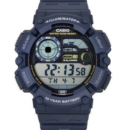 Casio Youth Digital Resin Strap Quartz WS-1500H-2AV 100M Men's Watch