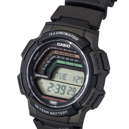Casio Digital Resin Strap Quartz WS-1800-1AV 100M Men's Watch