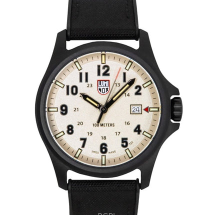 Luminox Atacama Field Black Rubber Strap Grey Dial Quartz XL.1971.SET 100M Men's Watch With Extra Strap