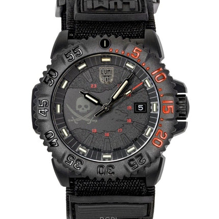 Luminox Navy Seal Pirate Limited Edition Black Dial Quartz Diver's XS.3051.PIR.LE 200M Men's Watch