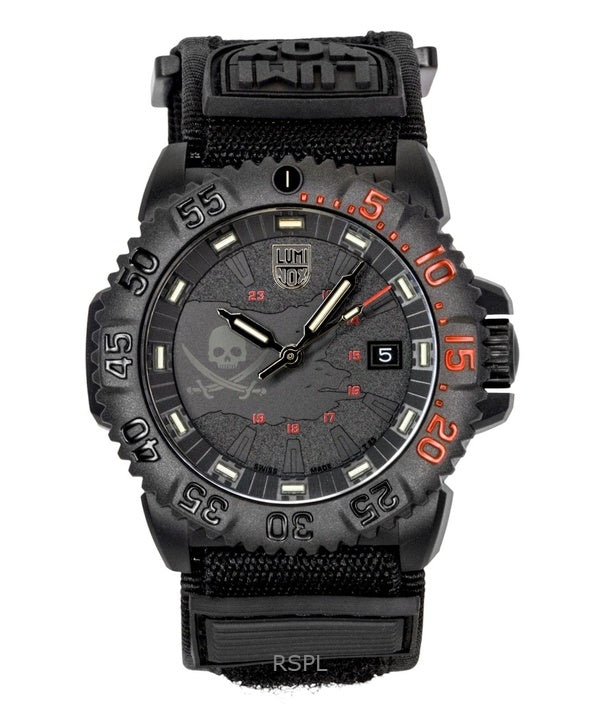 Luminox Navy Seal Pirate Limited Edition Black Dial Quartz Diver's XS.3051.PIR.LE 200M Men's Watch