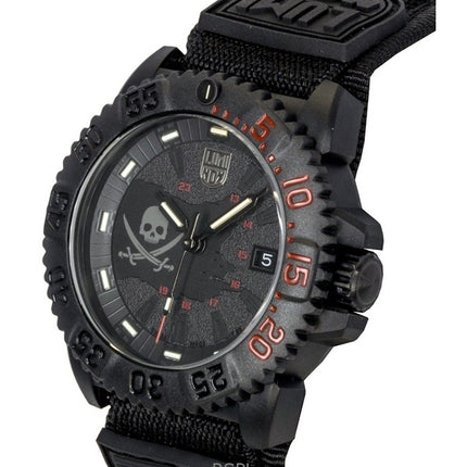 Luminox Navy Seal Pirate Limited Edition Black Dial Quartz Diver's XS.3051.PIR.LE 200M Men's Watch