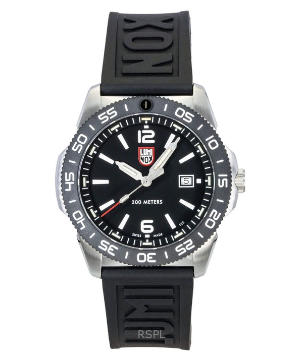Luminox Pacific Diver Rubber Strap Black Dial Quartz Diver's XS.3121.1 200M Men's Watch