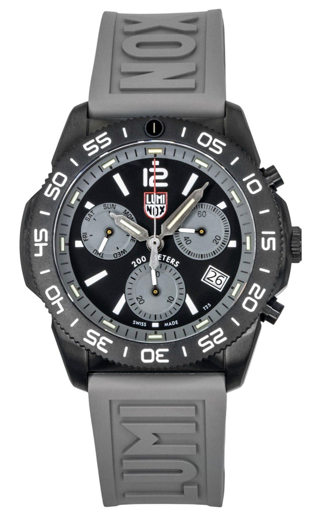 Luminox Pacific Diver Chronograph 316L Stainless Steel Graphite Grey Dial Quartz XS.3148 200M Men's Watch