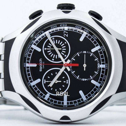 Swatch Irony Xlite Black Energy Chorongraph Quartz YYS4000AG Men's Watch