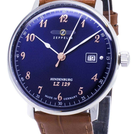 Zeppelin Series LZ129 7048-3 70483 Germany Made Men's Watch