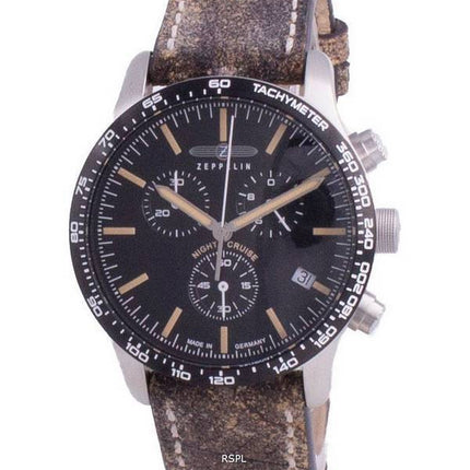 Zeppelin Night Cruise Chronograph Quartz 7296-2 72962 100M Mens Watch