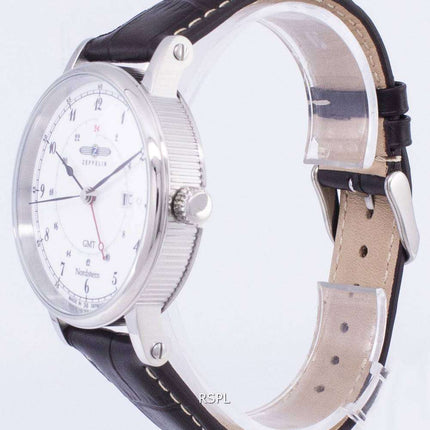 Zeppelin Series Nordstern GMT Germany Made 7546-1 75461 Men's Watch