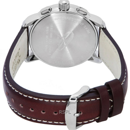 Zeppelin LZ126 Los Angeles Chronograph Burgundy Dial Quartz 76146 Men's Watch