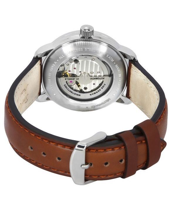 Zeppelin Mediterranean Leather Strap Beige Dial Automatic 96685
