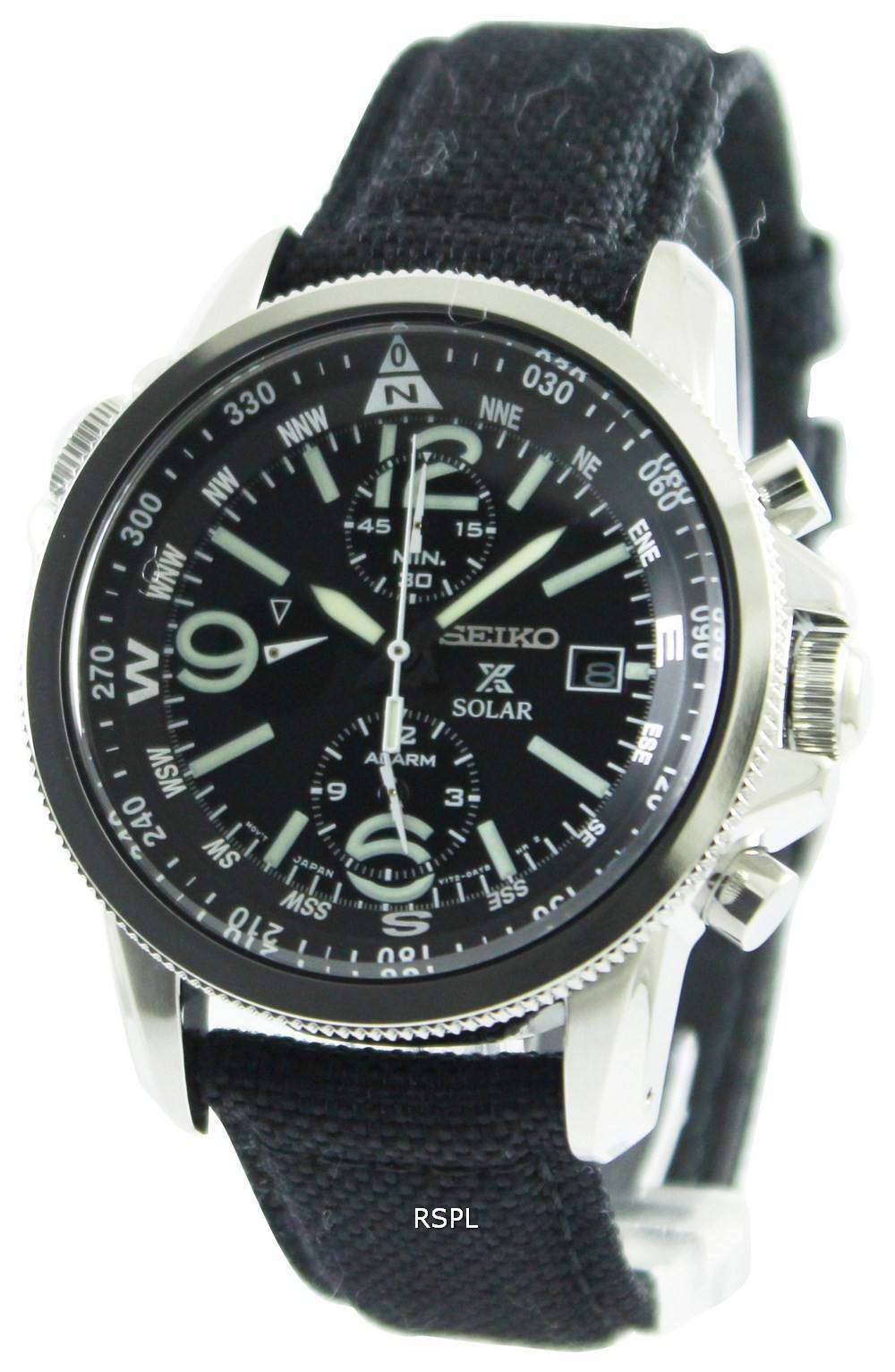 Seiko Prospex Solar Military Alarm Chronograph SSC293P2 Mens Watch -  CityWatches IN