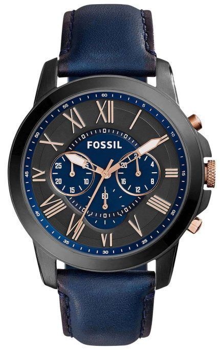 Fossil Minimalist Chronograph Blue Dial Quartz FS5928 Men's Watch -  CityWatches IN