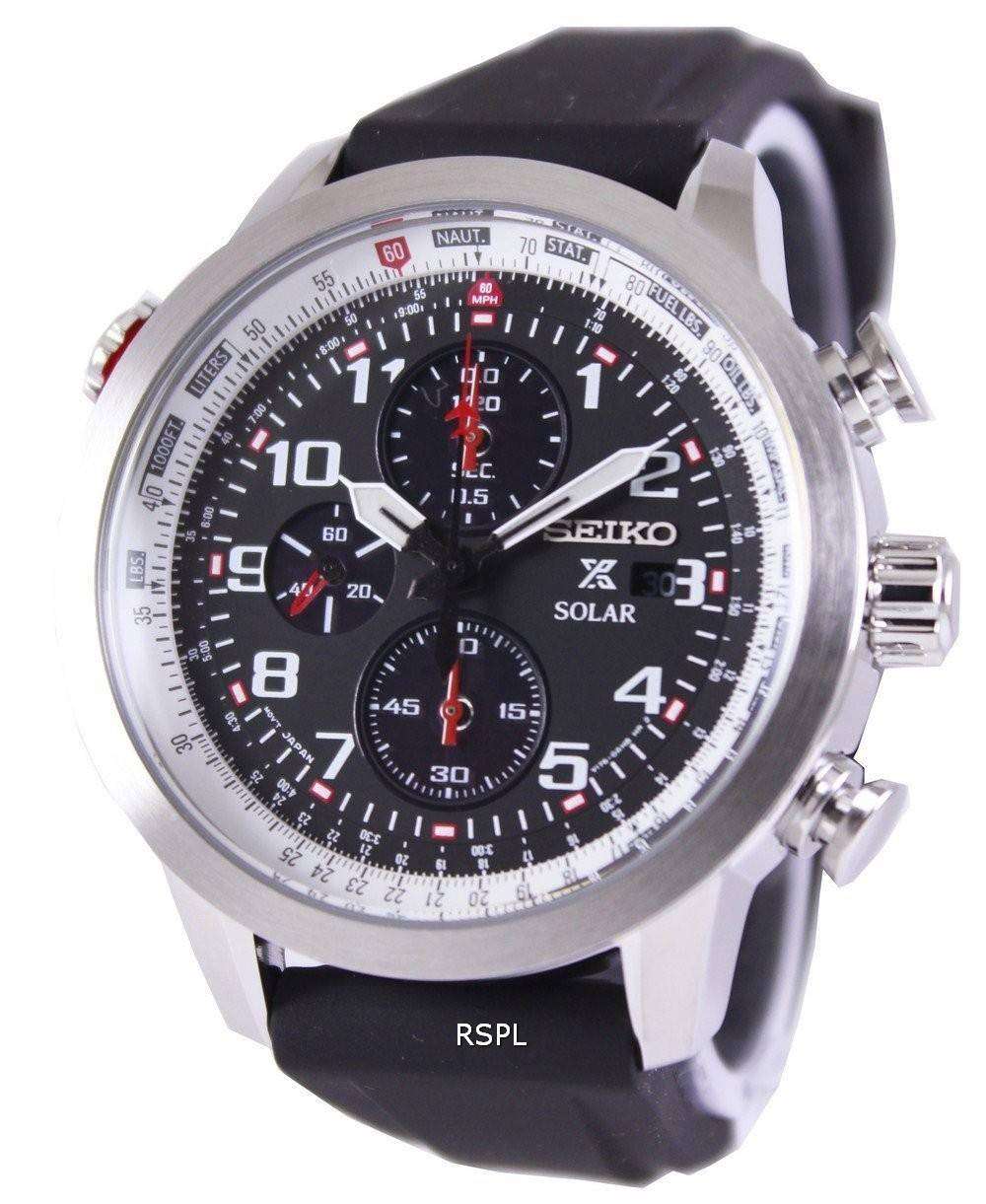 Seiko Prospex Sky Solar Chronograph Pilots SSC351P1 SSC351P Mens Watch -  CityWatches IN