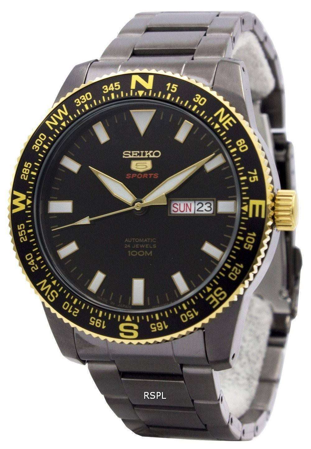 Seiko 5 Sports Automatic 24 Jewels Japan Made 100M SRP670J1 SRP670J Men's  Watch - CityWatches IN