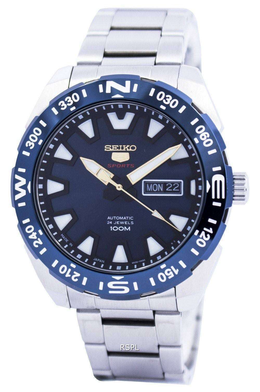 Seiko 5 Sports Automatic 24 Jewels Japan Made SRP747 SRP747J1 SRP747J Men's  Watch - CityWatches IN
